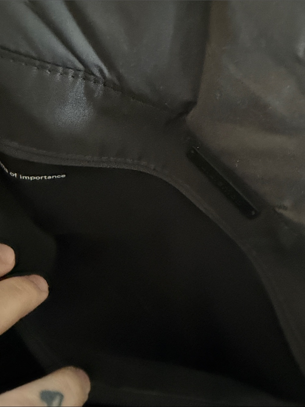 lululemon  Quilted Black Back pack - Picture 4 of 10